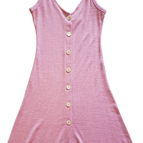 Wilfred Free Pink Buttom Down Cottage Dress XS - Picture 2 of 6